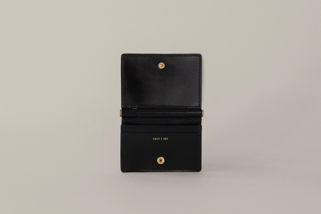 투티에 PORTE CARTES DE VISITE PAUMELLE BLACK 상품 이미지 1