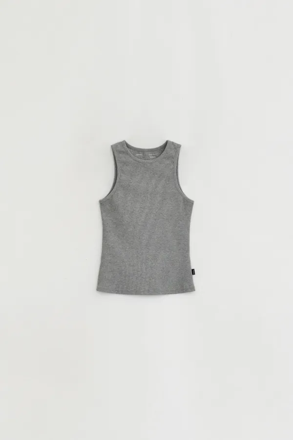 ESSENTIAL RIBBED SLEEVELESS