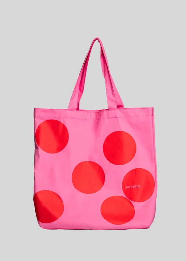 DOT TOTE BAG - PINK (3차 재입고)