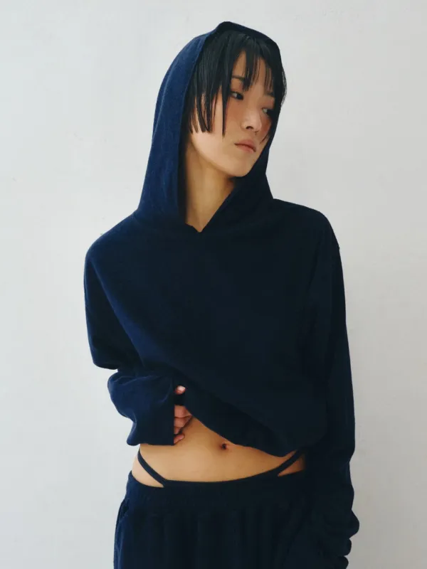[PLZPROJECT]TERRY HOOD, NAVY