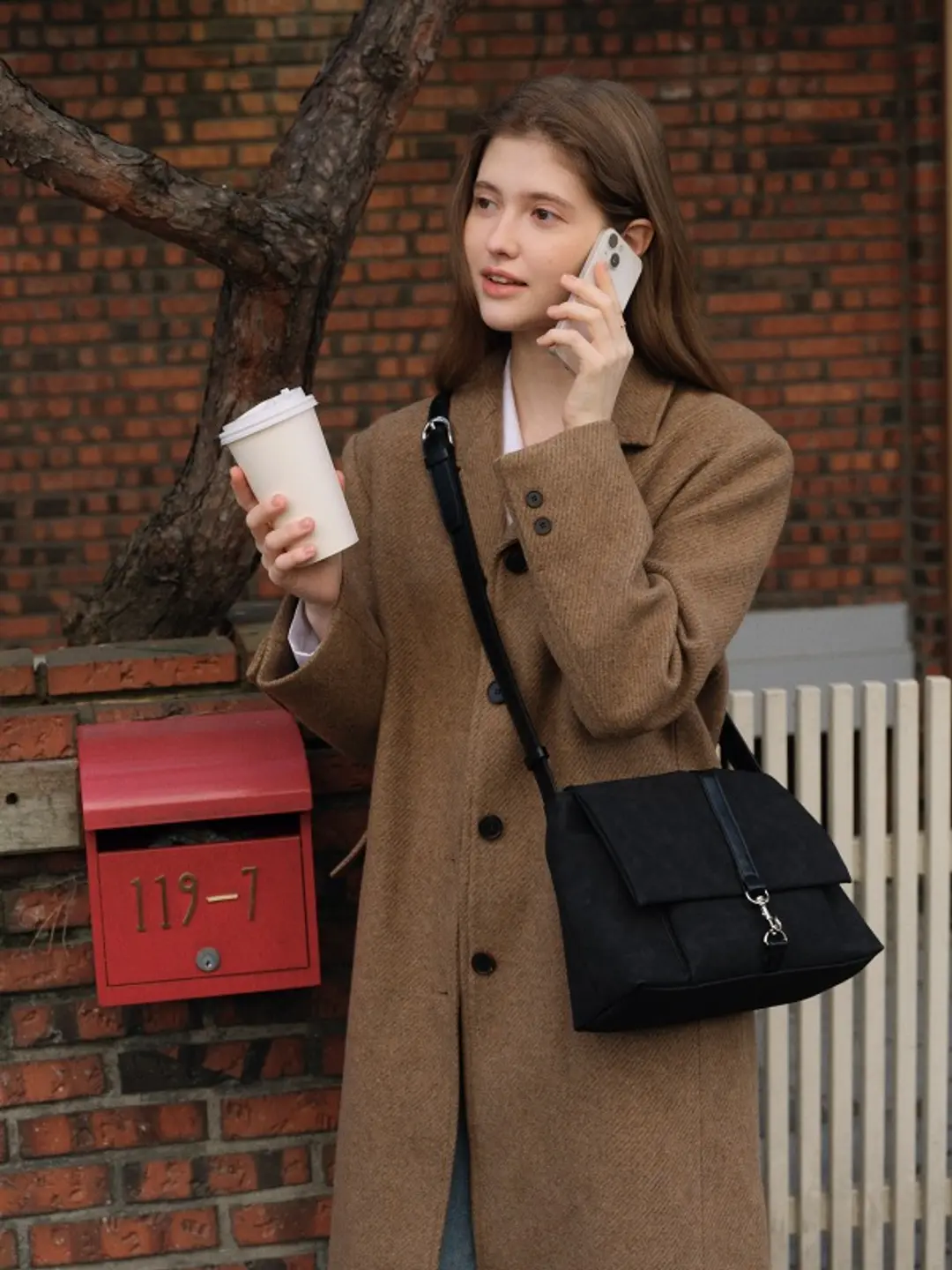 오브히 클로이 스웨이드백 Chloe Suede Bag_Black 상품 이미지 2