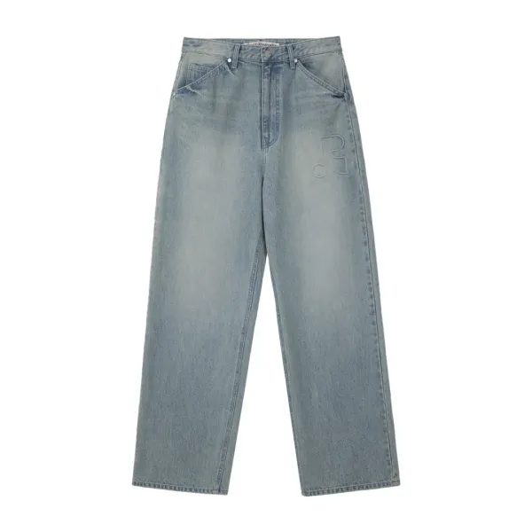 LOGO AMBO DENIM PANTS - LIGHT BLUE