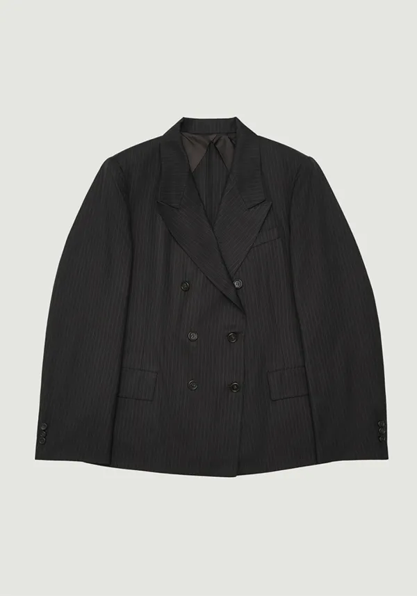 NIXIE STRIPE DOUBLE JACKET