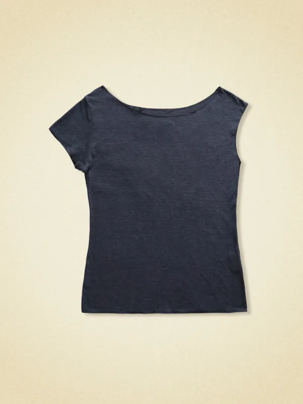 lazy tee - navy