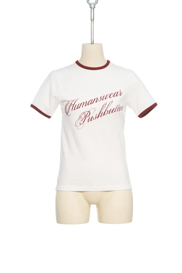 PF25 BROWN RINGER T-SHIRT