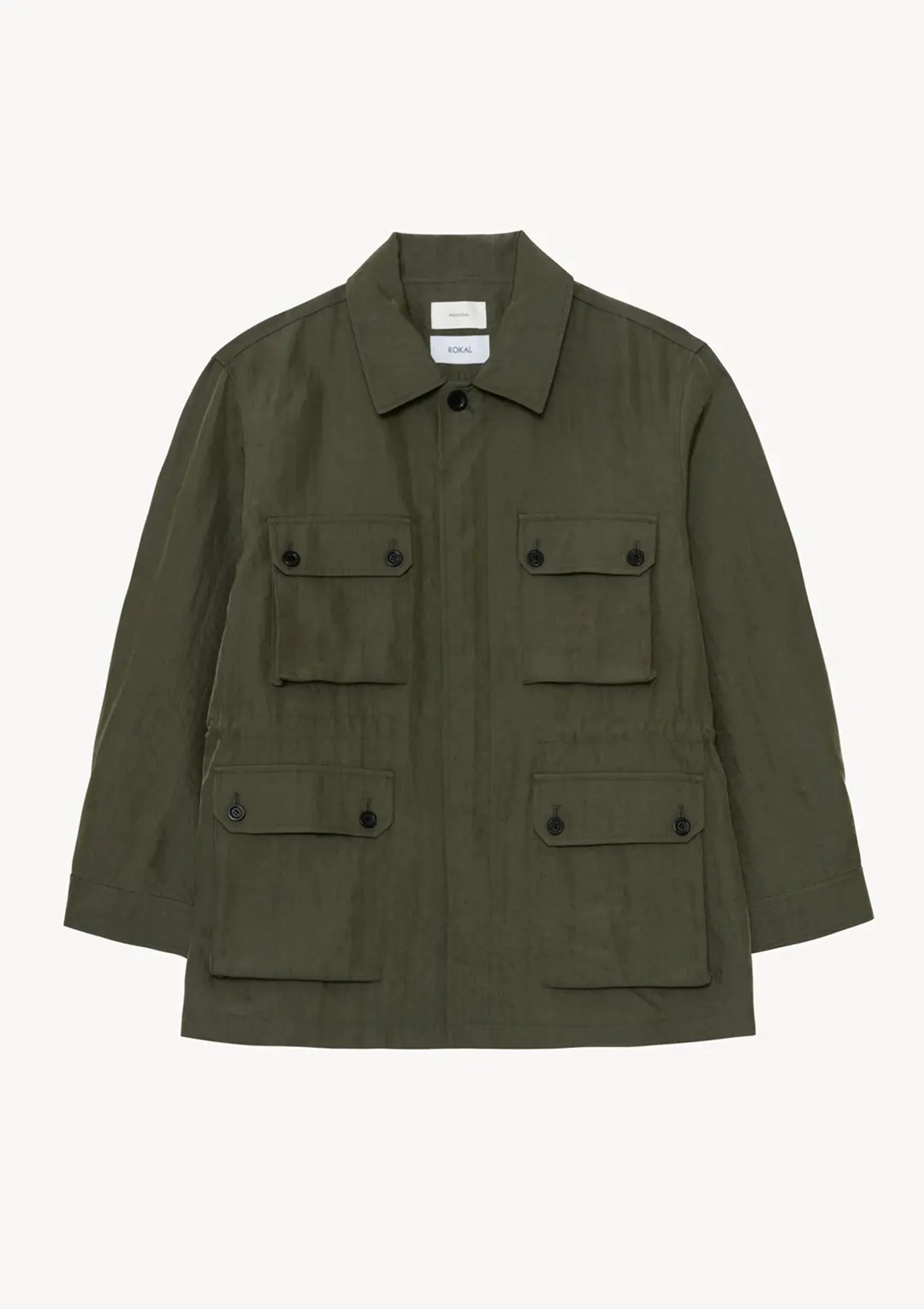 문달 Luster Safari Jacket in Olive 상품 이미지 1