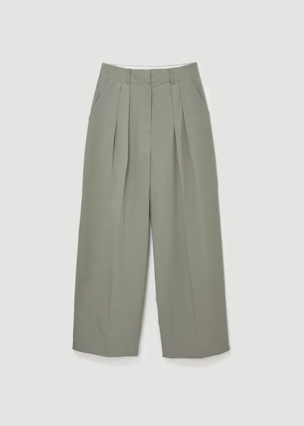 [EXCLUSIVE] Spring linen slacks (연카키)