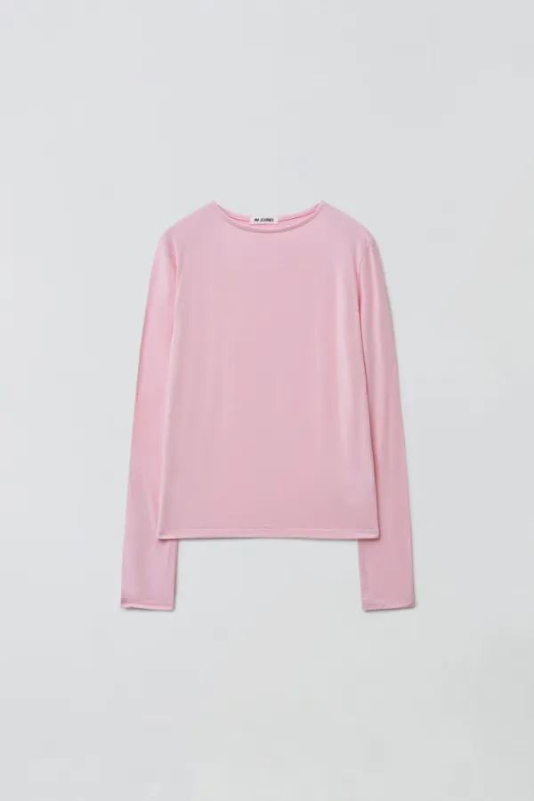 [3차 리오더] BASIC BOAT NECK TOP_PINK