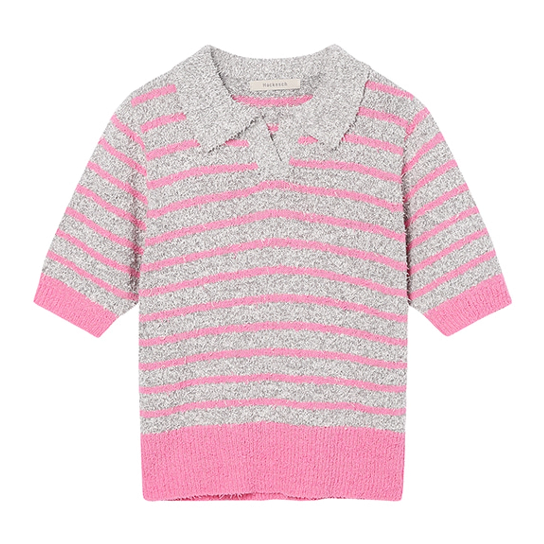 하케쉬 Lua Knit_Gray Pink 상품 이미지 2