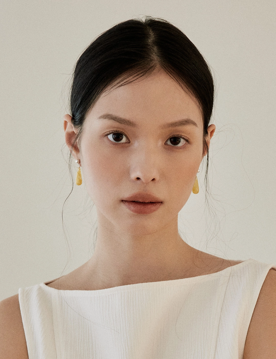 에뜨리브 Yellow Jade Earring 상품 이미지 2