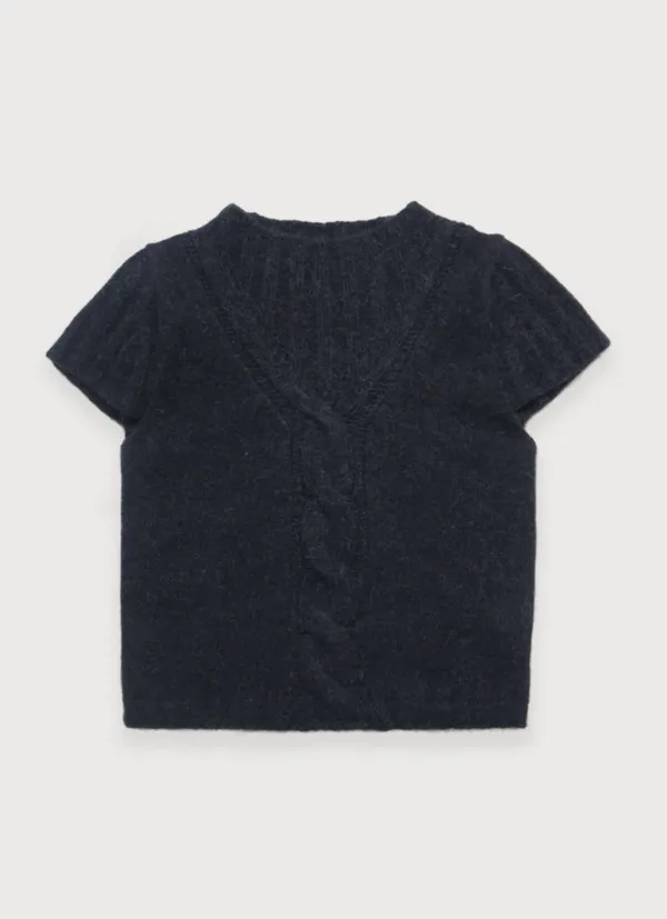 HARRY HALFNECK KNIT - CHARCOAL