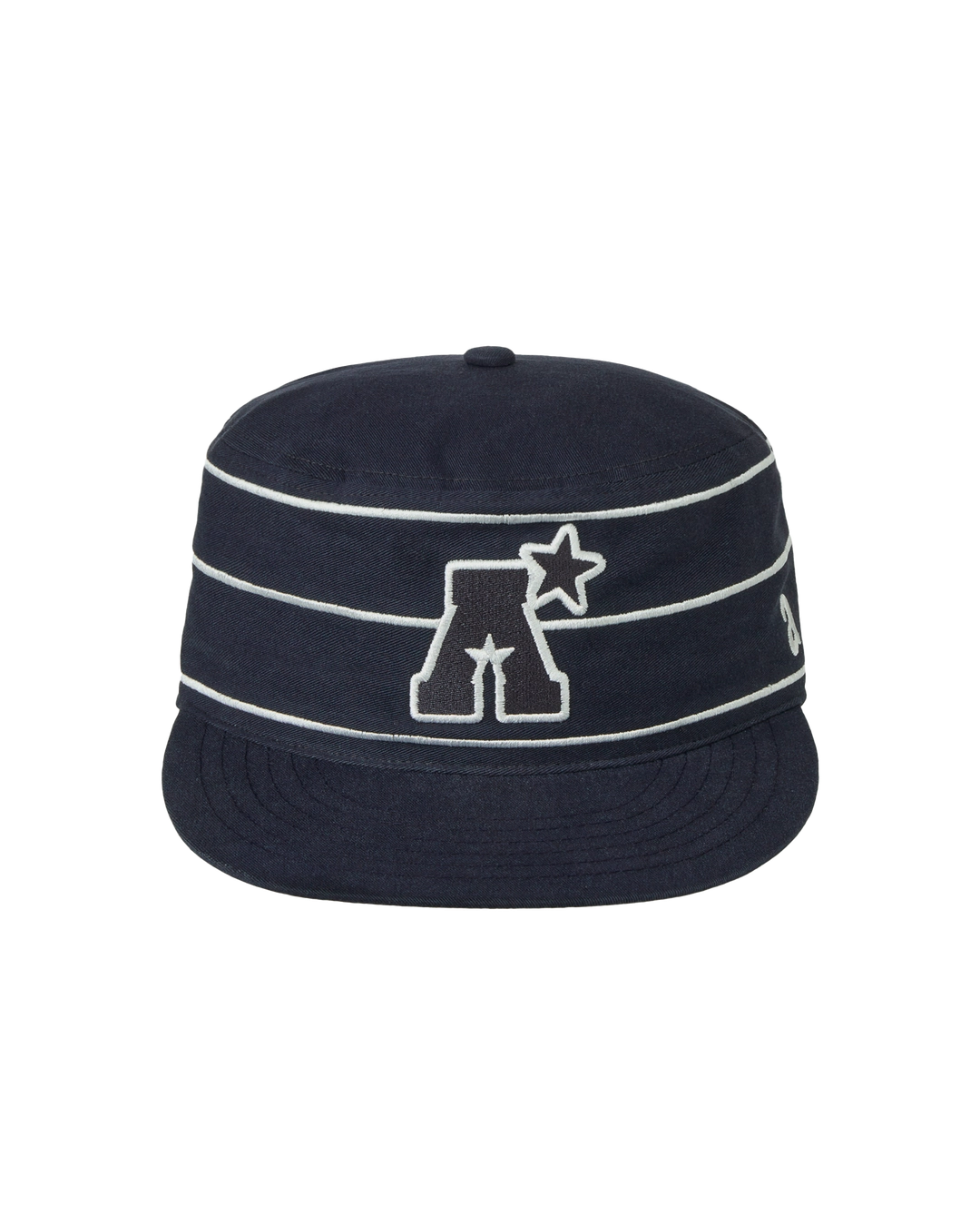 에이이에이이 A LOGO PILLBOX CAP [NAVY] 상품 이미지 1