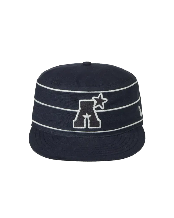 A LOGO PILLBOX CAP [NAVY]