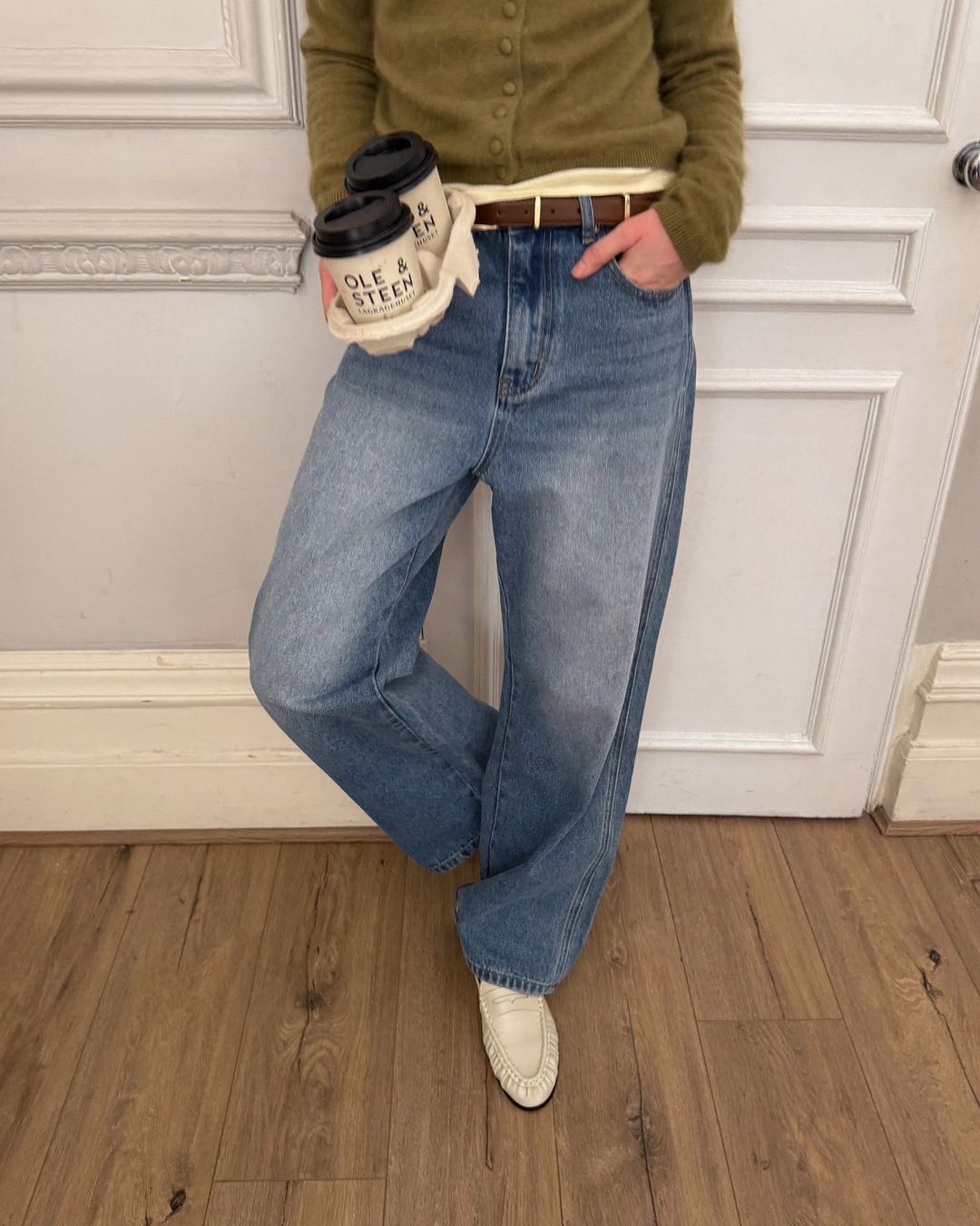 누아르나인 Loose Fit Denim Pants [BLUE] 상품 이미지 2