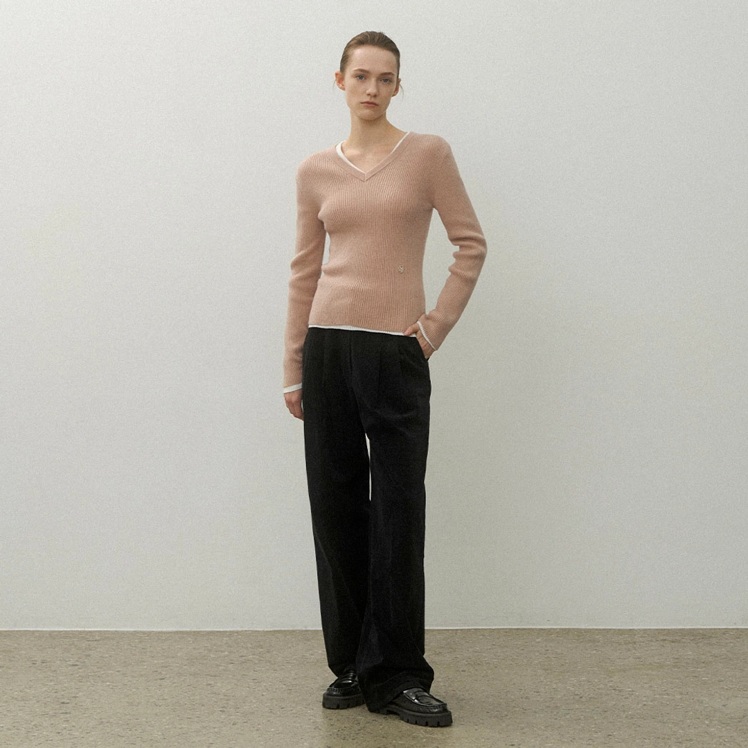 아뜰리에 나인 (Z-PT-5609)ESSENTIAL CORDUROY TWO-TUCK PANTS S 상품 이미지 2