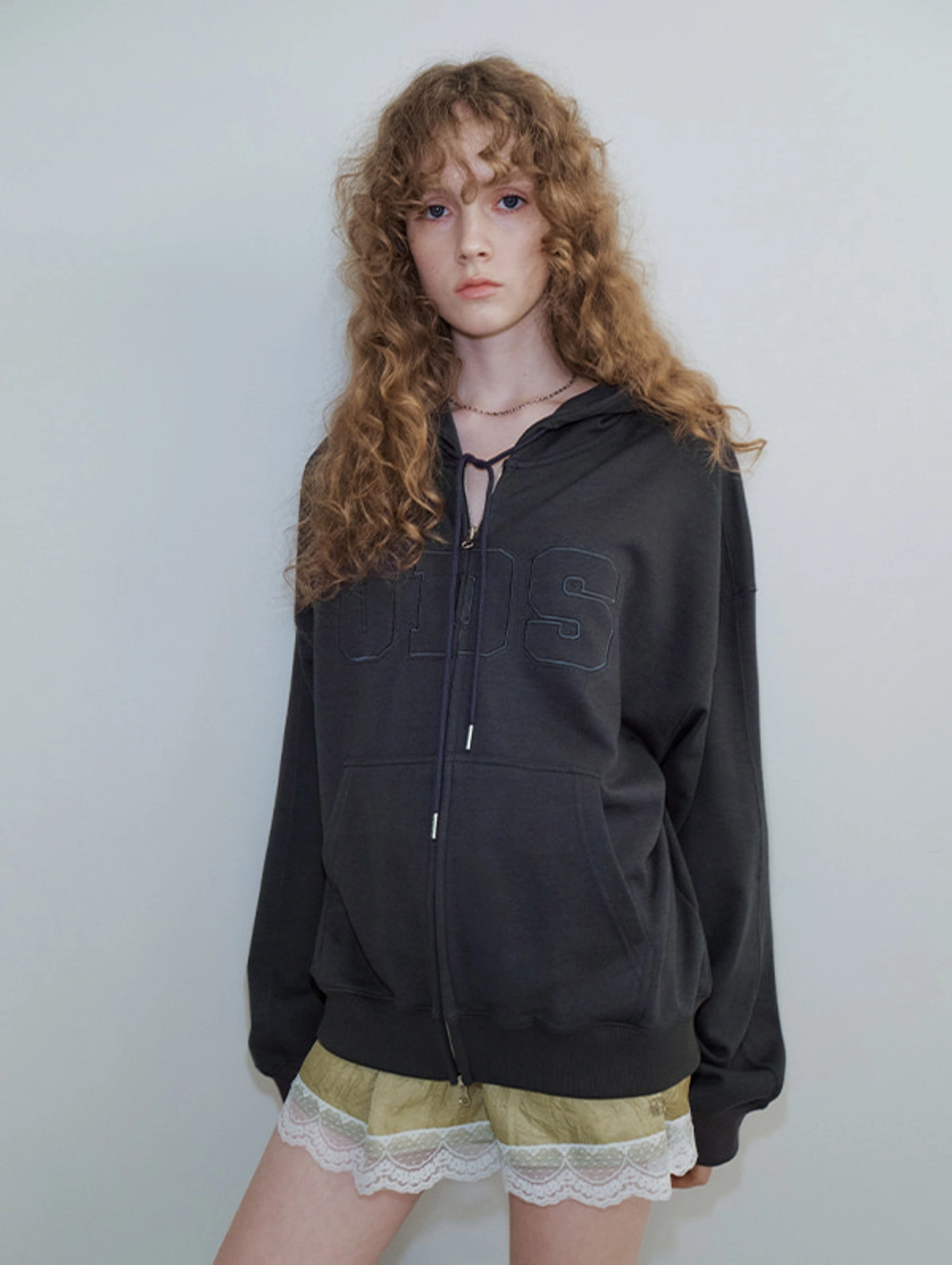 오디에스 [Exclusive] Ods Archive Light Hoodie (Charcoal) 상품 이미지 1