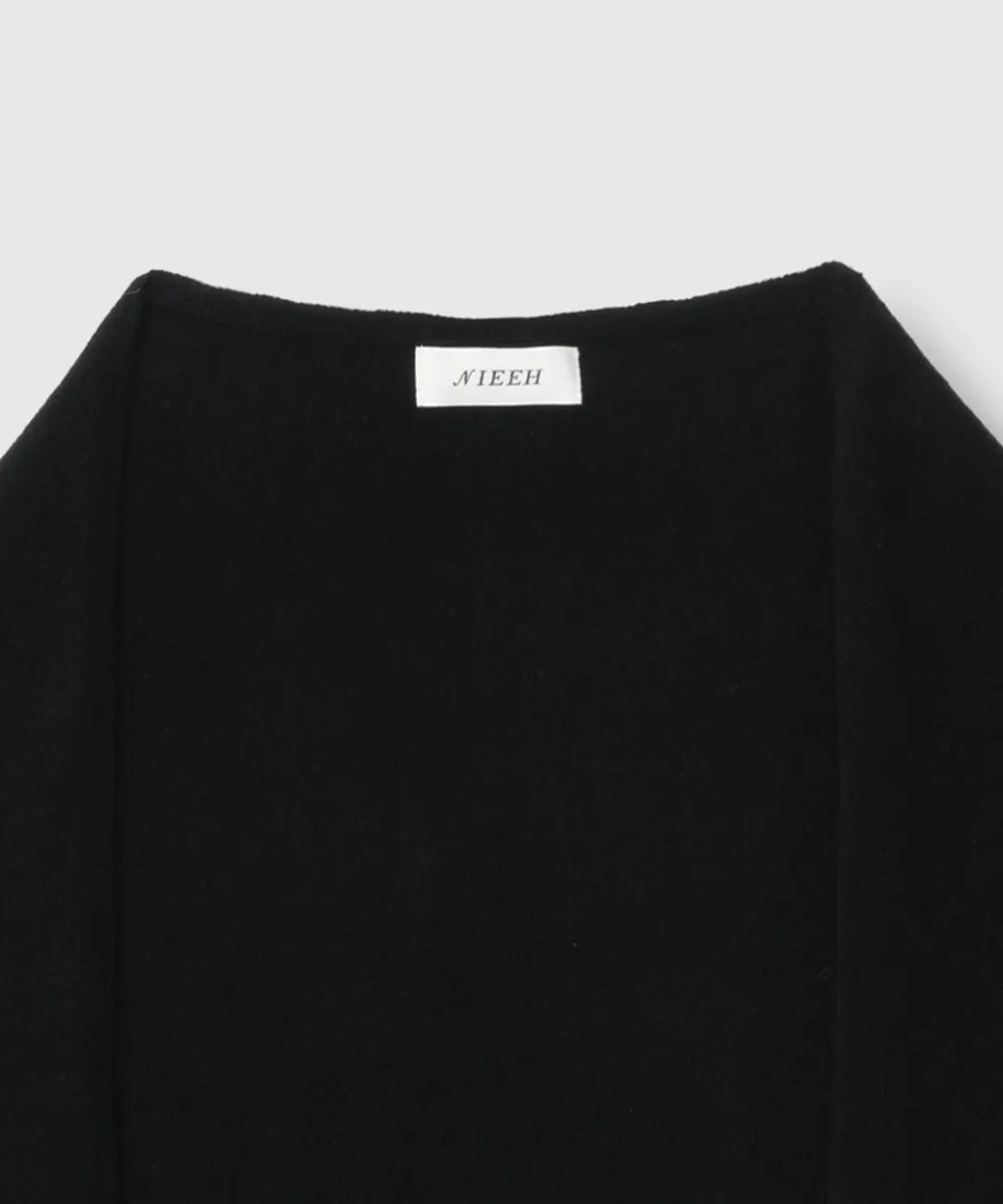 니히 Wool muffler shawl (Black) 상품 이미지 3