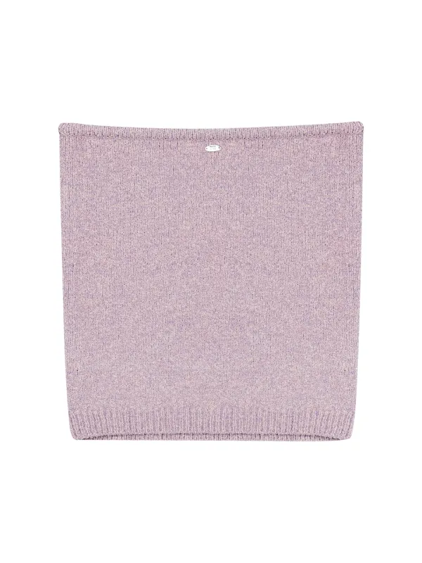 Boucle Knit Tube Top