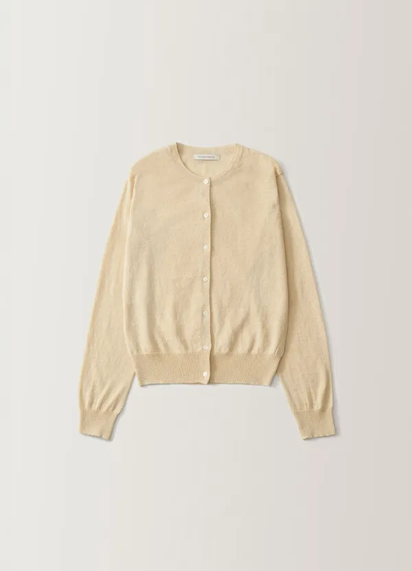 2ND / Rola linen cardigan (Yellow)
