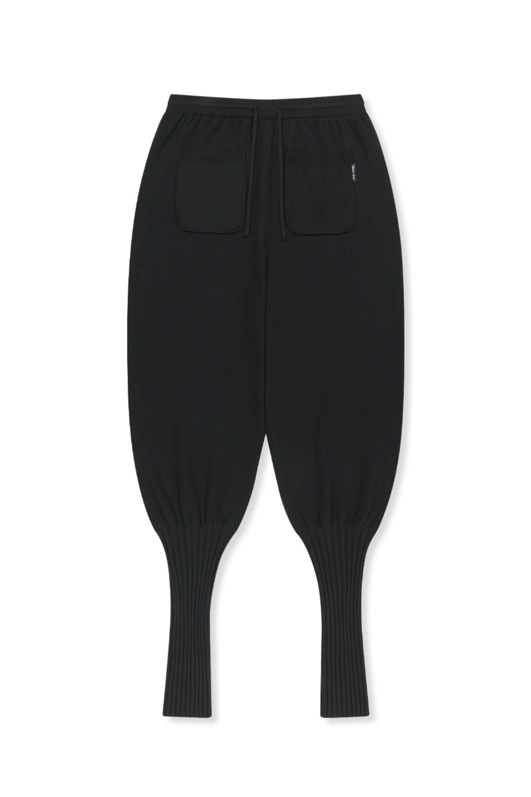 마뗑킴 LEG WARMER KNIT JOGGER PANTS IN BLACK 상품 이미지 1
