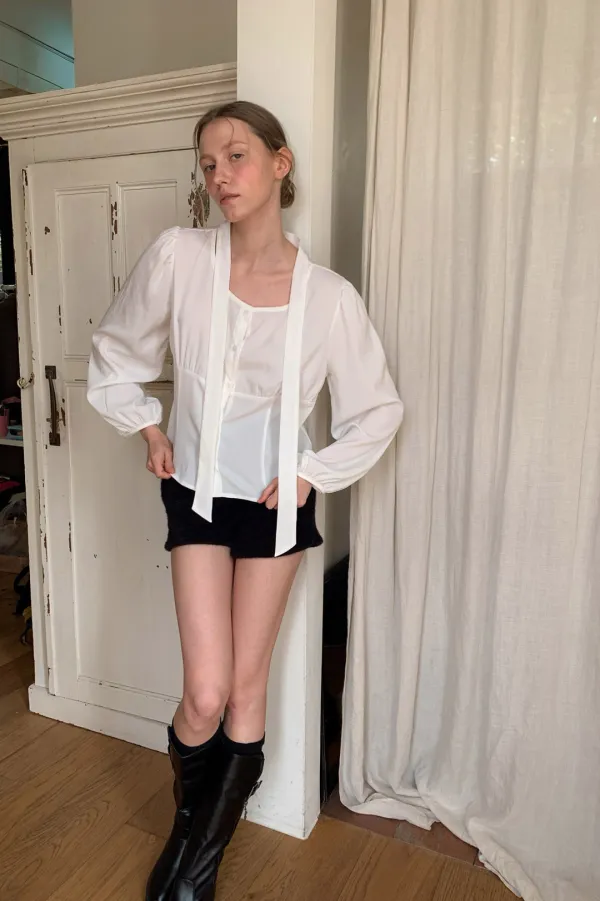 Elise Blouse / White