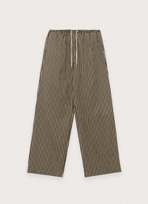 Kevin stripe pajama pants - brown stripe