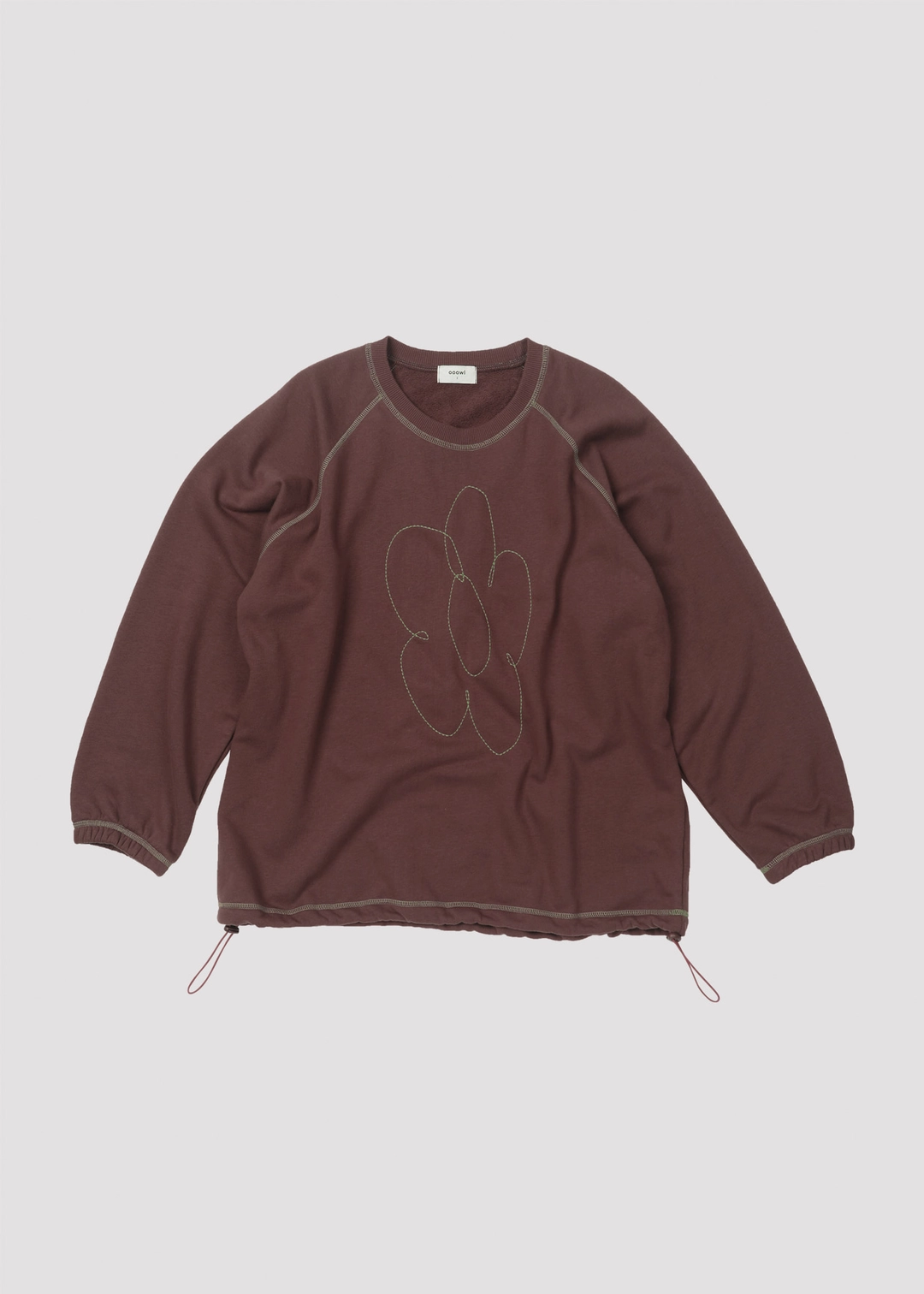오울 STRING SWEAT FLOWER BRICK 상품 이미지 1