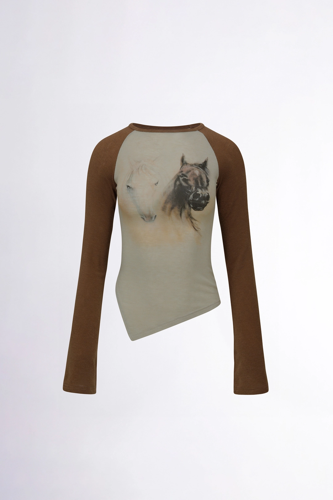 스컬프터 Howdy Raglan Tee Sage 상품 이미지 1