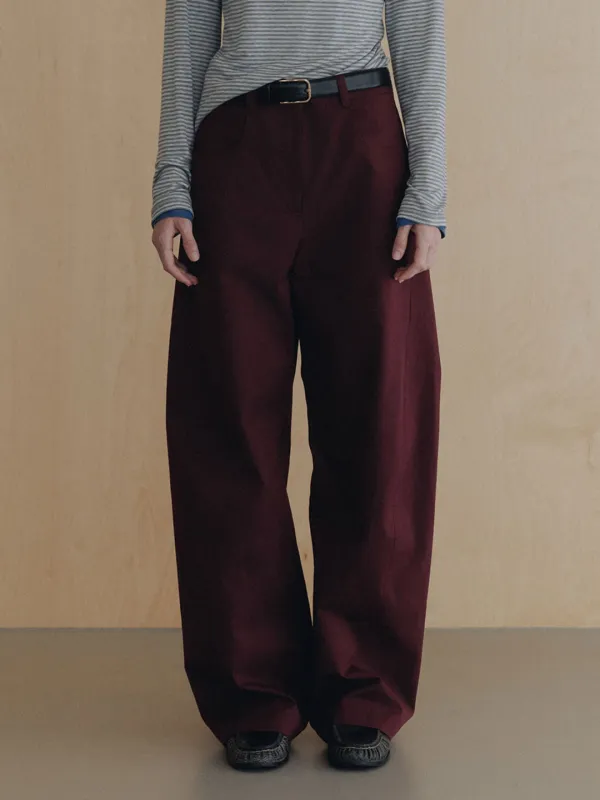 Wide Fit Curved Pants SW6AL875_2color
