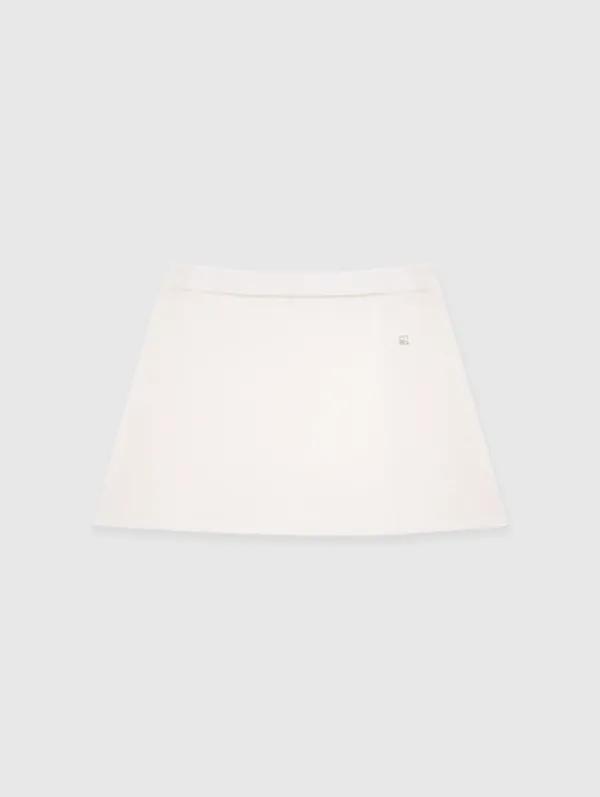 Exclusive [Cashmere] Time Knit Skirt (Ivory)