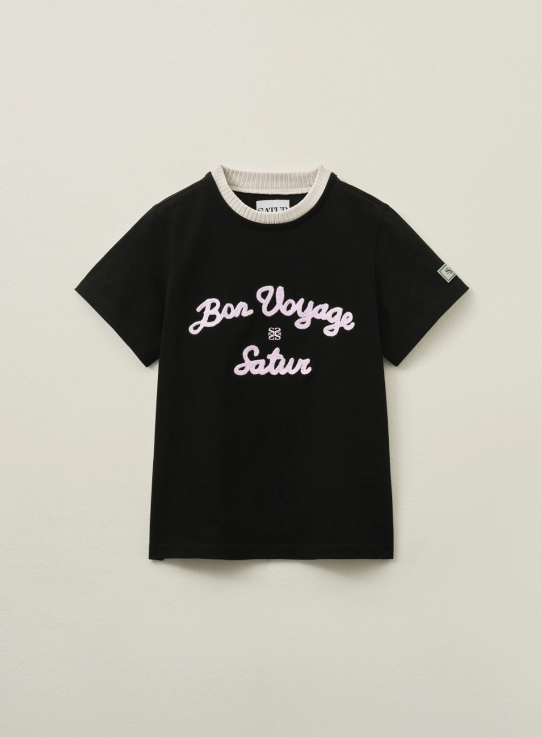 세터 (W) Satur Logo Voyage T-Shirt - Art Pink 상품 이미지 1