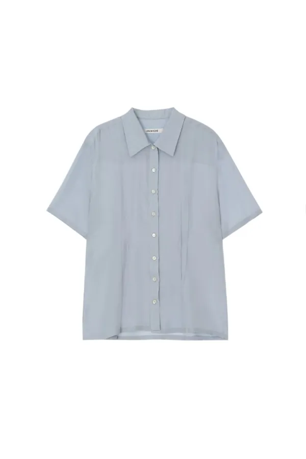 Double-darted shirts - Blue
