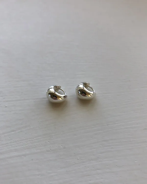 [925 silver] 1.0 Mini Cone Earrings