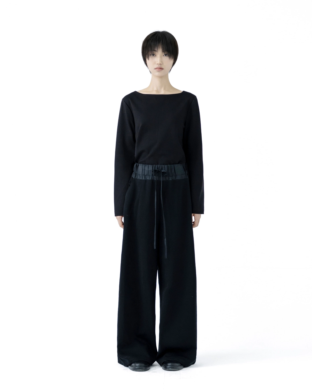 유노이아 string solid long pants (open, 단독 주문 시 선발송) 상품 이미지 2