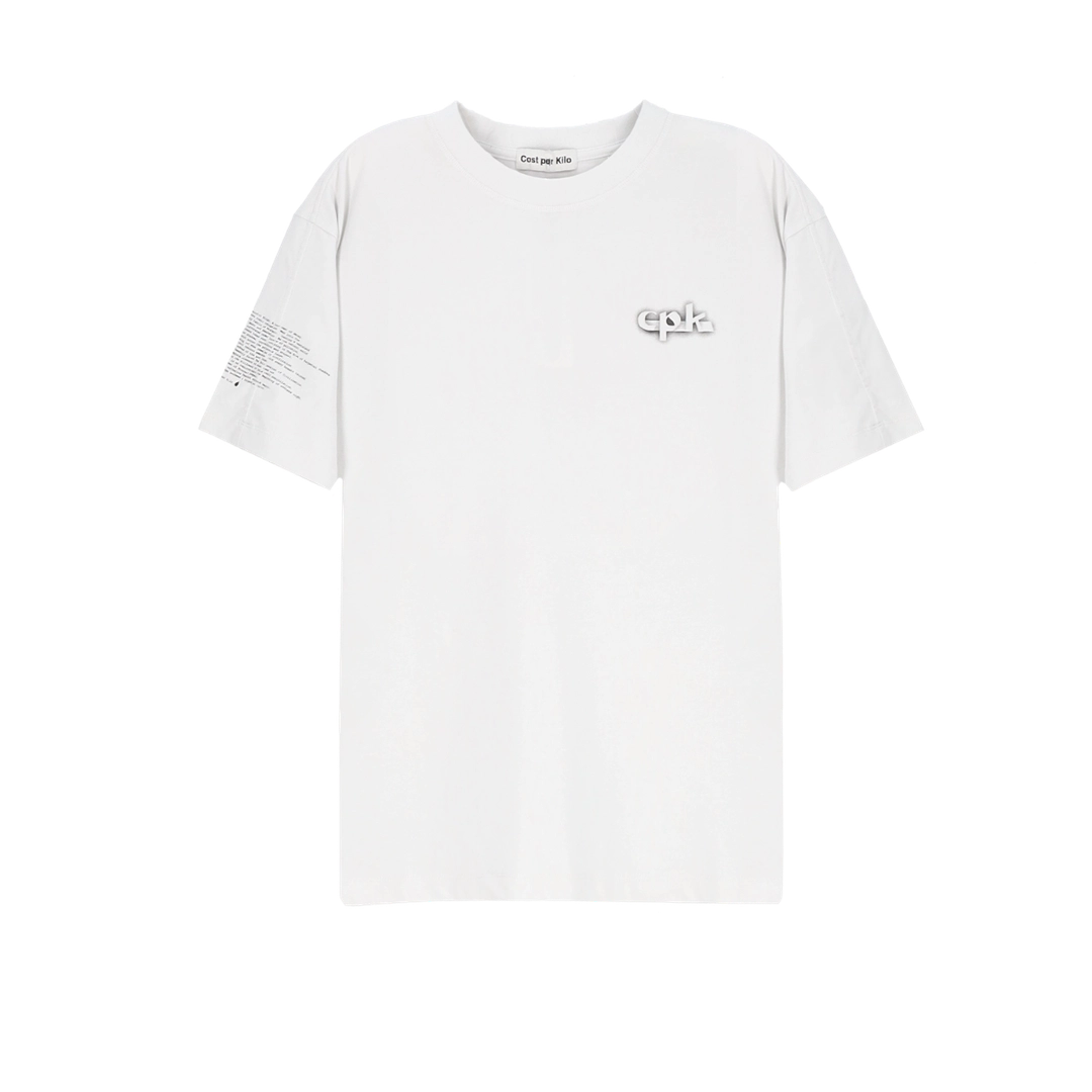코스트퍼킬로 TYPO S/S TEE WHITE 상품 이미지 2