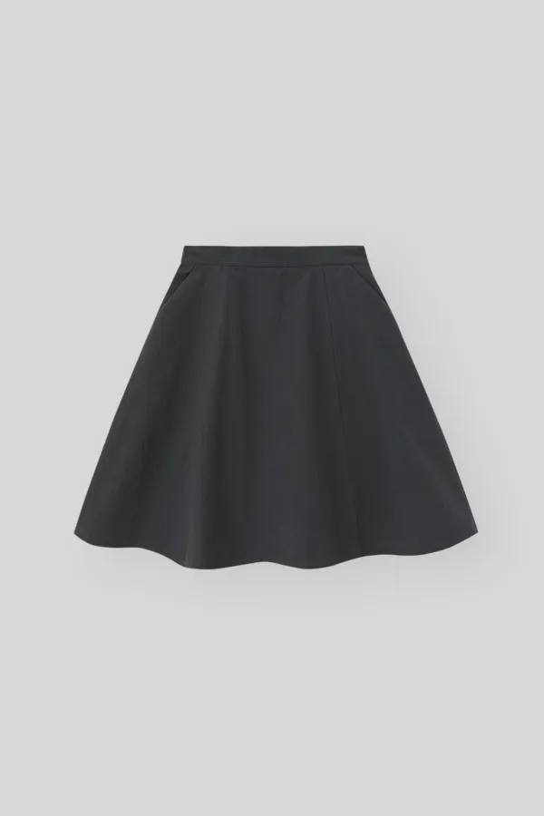 Befor flare skirt (charcoal)