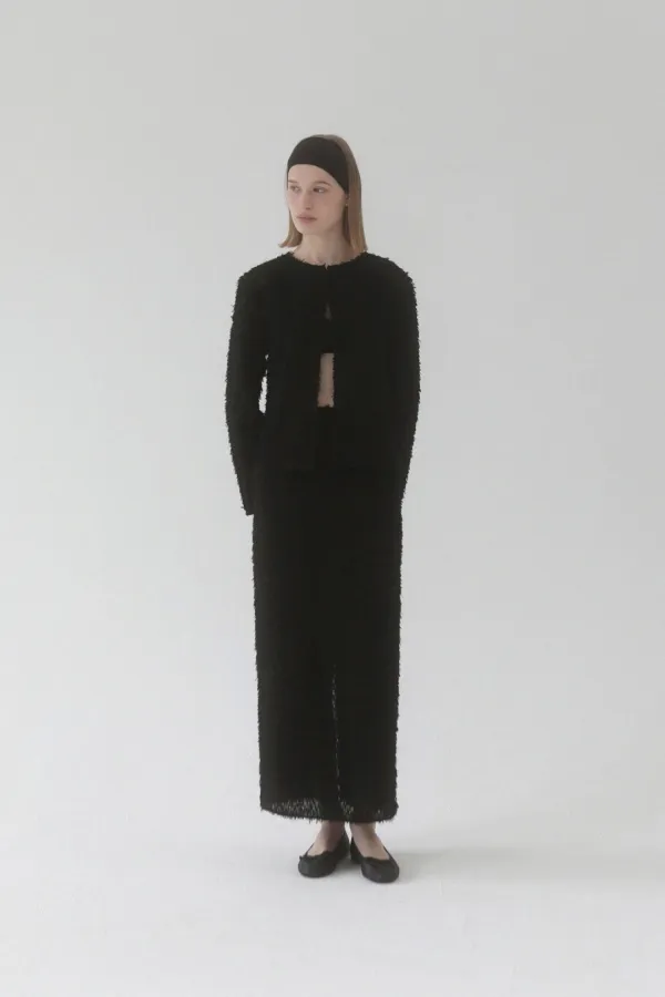 Dandelion Maxi Skirt (black)