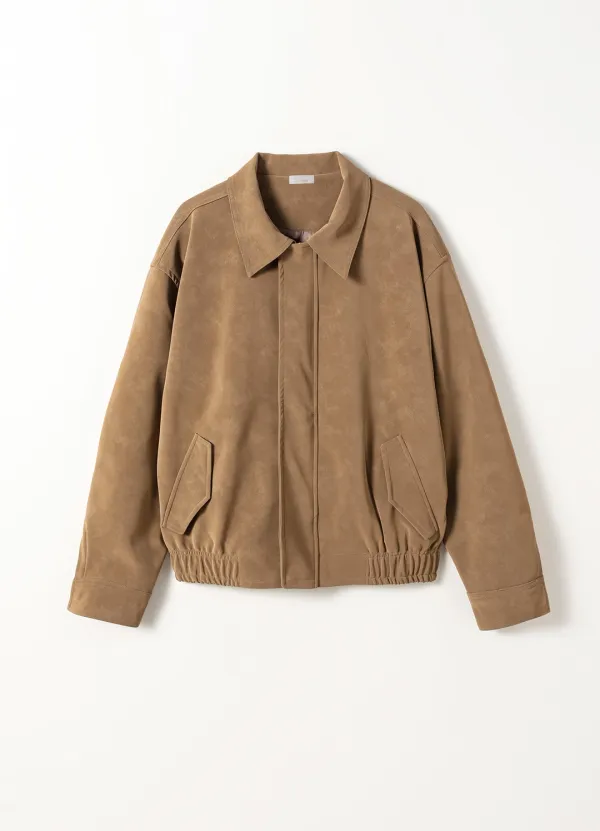 [12TH] Hailey Leather Jacket(Nubuk Brown)