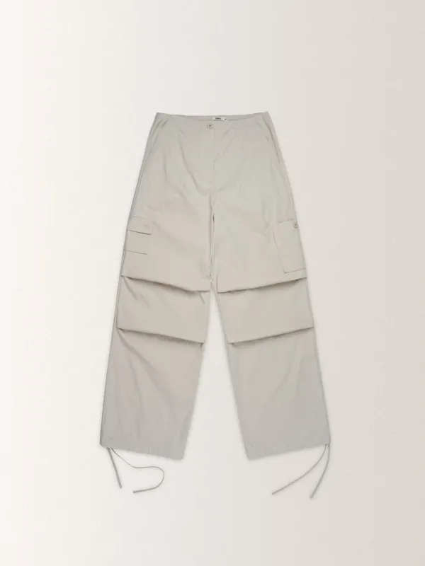 COTTON POCKET JOGGER PANTS [ BEIGE ]