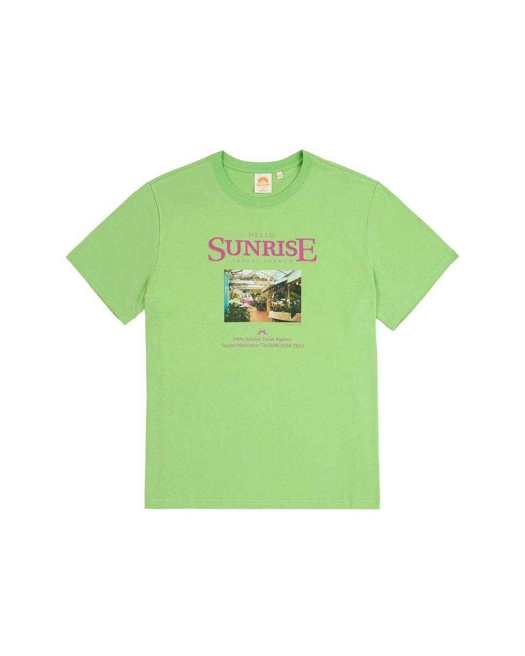 헬로선라이즈 HS Travel Photo Tee_Light Green 상품 이미지 2