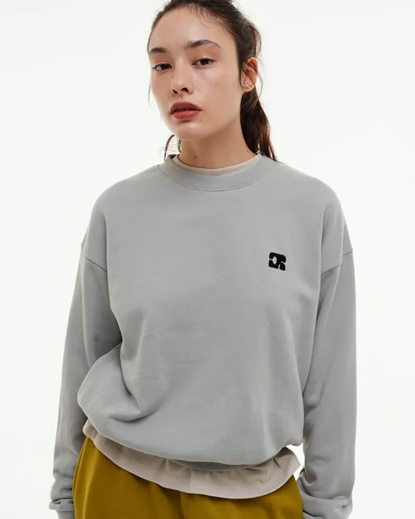 CENTAUR EMBLEM SWEATSHIRT_GREY