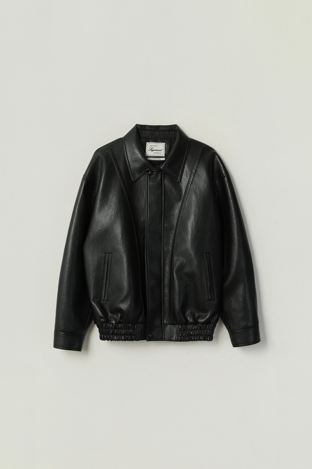 세이지먼트 VELA LEATHER BLOUSON JACKET_BLACK 상품 이미지 1