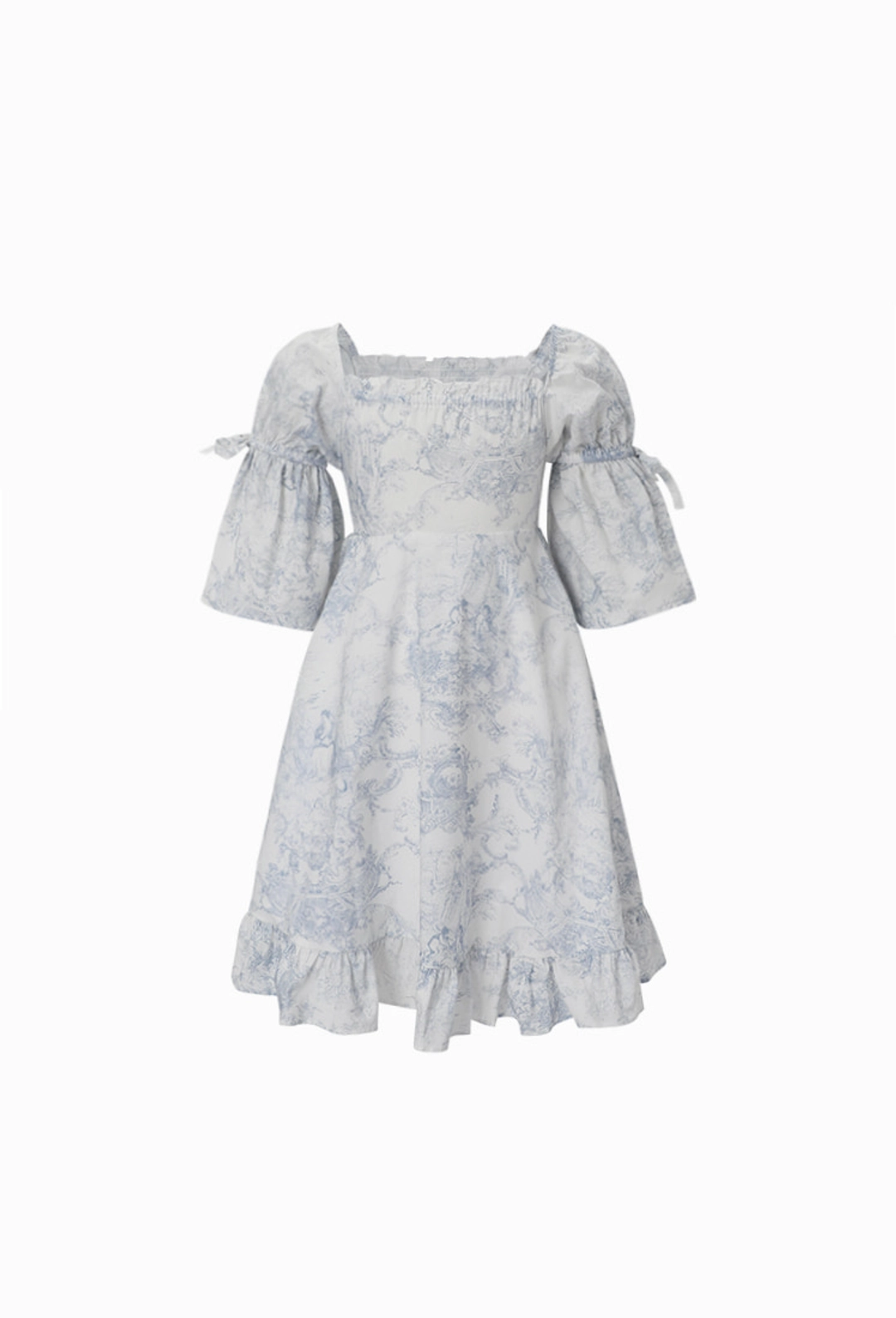 그레이스유 [KIDS] Jane Flare Home Dress (Sky Blue) 상품 이미지 1