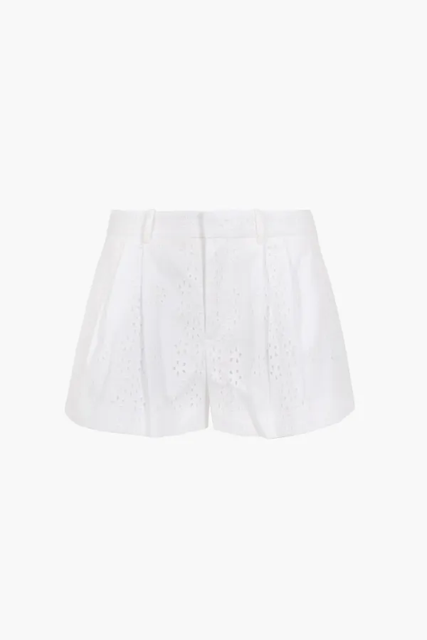 SAGO SHORTS IN WHITE EYELET
