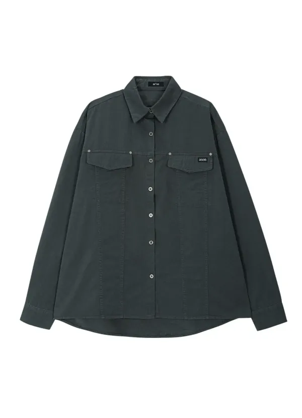URBAN COTTON SHIRT / CHARCOAL