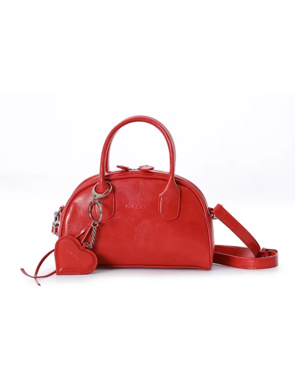[Last one] HEART KEY RING MINI BAG_RED