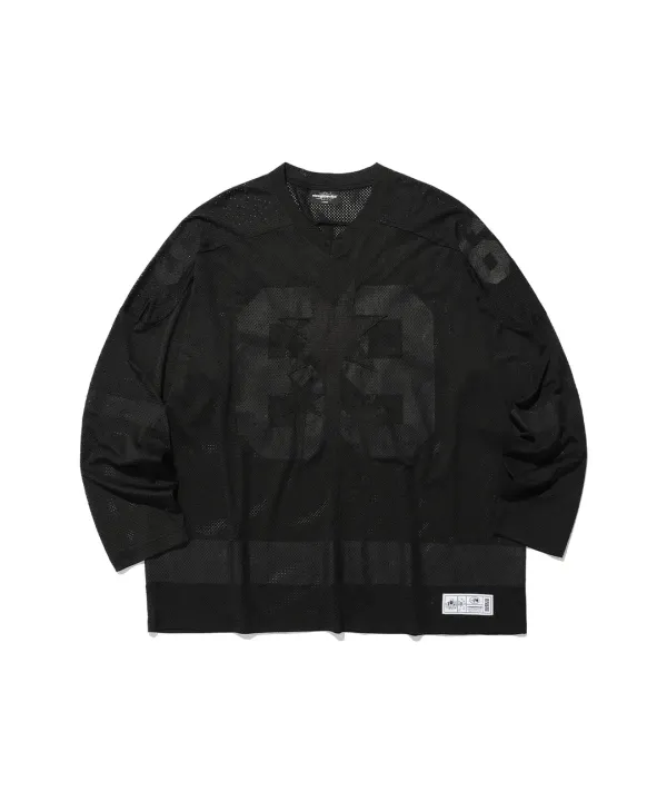 mesh football jersey[black]