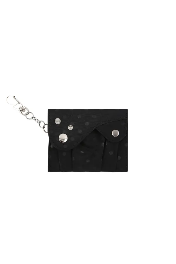 [×미세키서울] puff wallet (black dot)