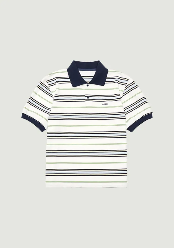 [Grove X Wilson] GRASS STRIPE PK T-SHIRT