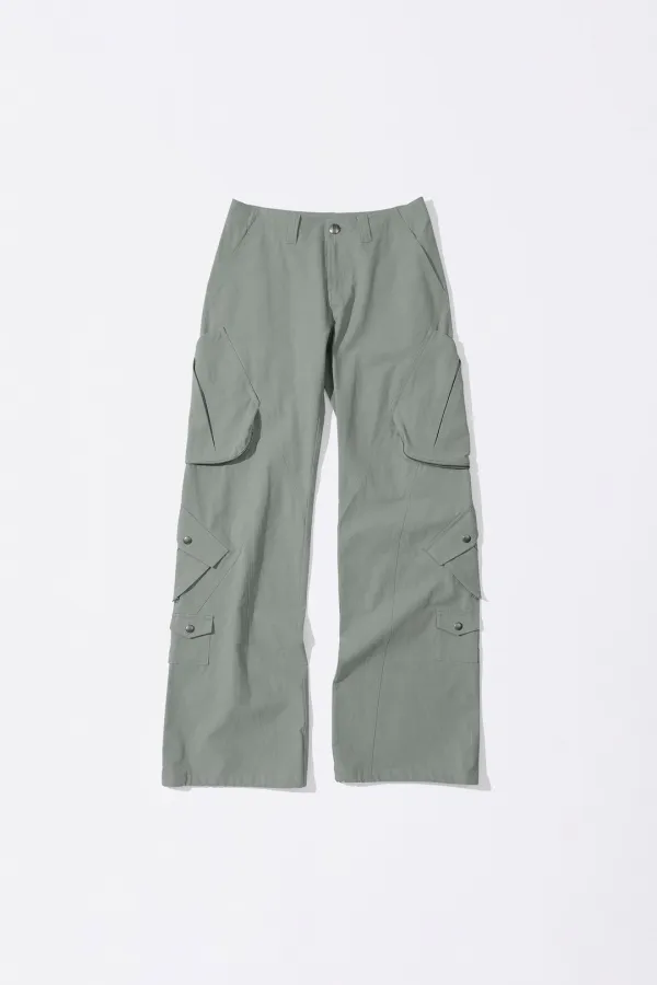 Washed Cargo Pants Sage